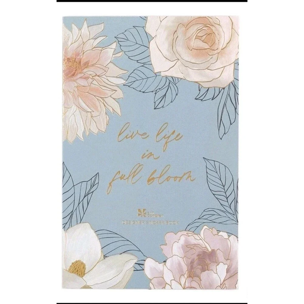 Erin Condren Flora Sticker Book 327 Pieces Planners Label Decorate New Designer